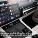 5.5 Inch Short USB-C to USB-C 2.0 Right Angle Cable, 90 Type-C Data Cable for CarPlay or Android Auto, Compatible Z3