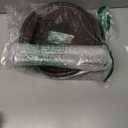 BLUEWEST Drink Table, 22" Tall Compact Side Table with Phone Slot and Weighted Base, Durable Pedestal Table Accent for Living Room (Flat, Walnut)