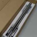 FIRJOY 12" Valet Rod for Closet Pull Out (2 Pack, Chrome)