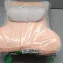 Memory Foam Ergonomic Wedge Pillow & Reading Pillow  Orthopedic Support for Neck, Back & Legs  Ideal for Sleeping, Elevating & Pressure Relief  Removable Washable Cover (Standard, Pink/Grey)