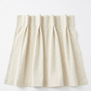 Curtains 25"x19.5", 2Pcs, 
Pleat Light Filtering Curtains Semi Sheer Drapes