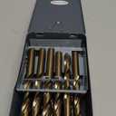 Cobalt Drill Bit Set, 29Pcs M35 High Speed Steel Bits for Hardened Metals, Stainless Steel, Cast Iron and Wooden Plastics, with Metal Index Storage Box, 1/16"-1/2"