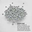 Cobbe 4 Packs Replacement Shower Head Beads，180g Shower Filter Stone Beads，Mineral Stone Balls for Water Filtration，for Filtered Shower Head (Orange Gray White)