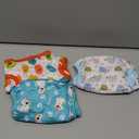 wegreeco Luxury Washable Reusable Dog Diapers (Stylish Pattern) - Female Dog Diapers, Doggie Diapers, 3 Pack (Inspiring, Medium) (Medium (12"-15" Waist))