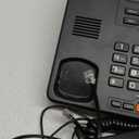 2-Line Corded Telephone Systems for Small Business and House, Desk Phone Only (Black)