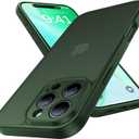 Shockproof for iPhone 16 Pro Case, [Full Camera Protection] [Military-Grade Drop Protection] Protective Anti-Yellow Slim Translucent Skin-Friendly for iPhone 16 Pro Phone Case, Forest Green