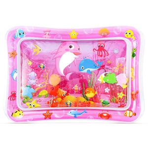 Tummy Time Water Mat for Girl, Baby Girl Toys for 0, 3, 6, 9, 12 Months, Baby Girl Gifts, Develop Sensory Toys Kids' Indoor Climbers & Play Structures (New Pink)