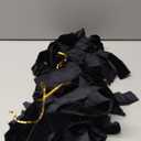 Janinka 6 Pcs Black Velvet Christmas Swag Bow 31.5 x 23.6 inch Large Vintage Christmas Ornament Rustic Velvet Staircase Wreath Bows Xmas Tree Topper Bows Large Bow for Outdoor