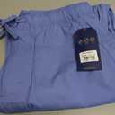 Cherokee Scrubs for Men Tapered Leg Mens Cargo Scrub Pants-5 Pockets,Drawstring,2 Way Stretch Medical Scrub Bottom-WW190 (Blue, M)