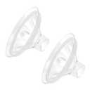 Silicone Flange Cushions Compatible with Spectra/BabyBuddha 24mm Shields/Flanges Replace Flange Inserts Compatible with Spectra Breastpump Parts Reduce Nipple tunnle 24mm to 21mm