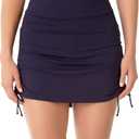 Anne Cole - Tummy Control Skirted Bottom (Blue, M)