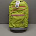 J World Sundance Laptop Rolling Backpack for Girls Boys. Roller Bookbag with Wheels, Celery