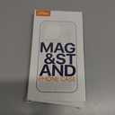 QTlier for iPhone 16 Case, 360 Rotatable Ring Stand, Raised Camera Frame, Shockproof Case Compatible with MagSafe, Case for iPhone 16, Translucent Avocado Green