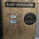 Baby High Chair Adjustable to 7 Different Heights - Foldable High Chairs for Babies and Toddlers - Silla para Comer de Bebe - Blue