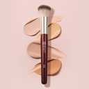 BK BEAUTY 106 ROUND FOUNDATION BRUSH Dense Dome Shape for Liquid & Cream Foundation, Seamless Streak-Free Application, Multi-Use Face Makeup Tool