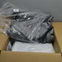 Homguava 4 FT Bean Bag Chair: 4' Bean Bags with Memory Foam Filled, Large Beanbag Chairs Soft Sofa with Dutch Velvet Cover-Grey