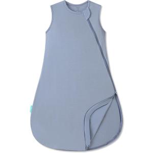 PurComfy Summer Sleep Sack, 0.5 TOG Bamboo Viscose Baby Wearable Blanket with 2-Way Zipper, Soft Breathable Baby Sleeping Bag (Whale)
