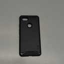 TUDIA DualShield Designed for Google Pixel 3 XL Case (2018), [Merge] Shockproof Military Grade Raised Edge Slim Dual Layer Heavy Duty Protection - Matte Black