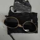 livho 2025 Trendy Oval Sunglasses - Stylish Polarized Shades for Everyday - Retro Metal Frames