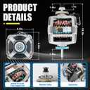 Upgraded 279827 Dryer Drive Motor with Pulley Compatible with Whirlpool Kenmore Amana Maytag Dryer Motor Replaces W10194250 AP3094245 3395652 PS334304 EAP334304