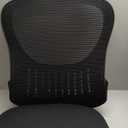 Sweetcrispy Office Computer Desk Chair, Ergonomic High-Back Mesh Rolling Work Chairs with Wheels and Adjustable Headrests, Comfortable Lumbar Support, Comfy Flip-up Arms for Home, Bedroom, Study,Black