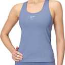Nike Women's Swoosh MediumSupport Padded Sports Bra Tank, World Indigo/White, 2XL