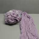 8 Pack Lavender Cheesecloth Table Runners 20x120 Inch Gauze Table Runner Cheese Cloth 10FT Lavender Table Runner Rustic Sheer Runner for Wedding Baby Shower Birthday Party Table Decor