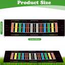 Silipull Golf Putting Mats Practice Indoor 30 x 8.27 Inch Golf Putting Practice Training Aid Alignment Track Green Mat Exercise Putter Training Supplies