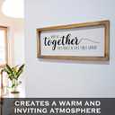 MAINEVENT Together They Built A Life They Loved Sign 8x17 Inch, Farmhouse Love Signs For Home Decor And So They Built A Life They Loved Rustic Love Signs Wall Decor For Bedroom