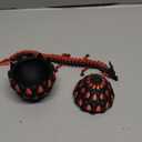 TBOLINE 3D Printed Dragon Eggs with Articulated Dragon Inside,Easter Dragons Egg,Easter Gifts Kids,Office Desk Decor,DND Gifts,Desk Toys for Kids Adult (Fire Dragon)