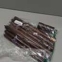 Solid Wooden Coat Rack Freestanding, New Zealand Pine Coat Tree with 8 Hooks & 3 Adjustable Sizes for Coats, Hats, Handbags and Scarves, Space Saving for Entryway/Office/Bedroom (Brown) (1 PC)