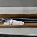 MEXAU Tension Curtain Rod 41-146”, Heavy Duty Black No Drill Shower Rod