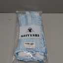 SZIVYSHI Corset Tops for Women, Bustier Shapewear Lingerie, Lace Waist Push Up Bodysuit (X-Small, Crystal Blue)