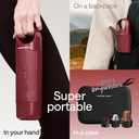 Portable Espresso Machine  Automatic Mini Espresso Maker & Travel 5 Cup Coffee Maker for Camping  Small Expresso Coffee Machine for Grounds & Pods  Cafetera Espresso, Cafeteras Elctricas Modernas (Red)