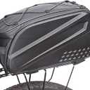 Skeri Rear Bike Rack Bag 10L Waterproof PU+EVA, Bike Trunk Bags and Bike Panniers for Ebike and Bicycle Accessories