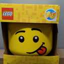 Room Copenhagen, Lego Storage Heads Stackable Storage Container - Buildable Organizational Bins for Kids Toys and Accessories - 9.45 x 9.45 x 10.67in - Large, Silly, Holds 500 Bricks