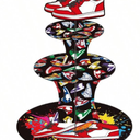 Sneaker Shoes Cupcake Stand Sneaker Birthday Party Decorations 3Tiers Basketball Shoes Theme Cupcake Tower Sneaker Cupcake Dessert Holder For Sport Theme Baby Shower Supplies