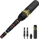 Klein Tools 32914HD 14-in-1 Impact Rated Flip Socket Set, SAE and Metric Sizes, Magnetic Socket Set with 12 Hex Drivers and Bit Holder, Cushion-Grip Handle