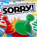 Sorry! Board Game for Kids Ages 6 and Up; Classic Hasbro Board Game; Each Player Gets 4 Pawns; Family Game