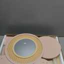 OOOK Kids Vanity Table and Chair Set, Pink Girls Vanity with 11 Pcs Accessories, Enough for Real and Pretend Makeup, Toddler Vanity for 3 Year Old and Up as Ideal Gift