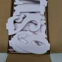 Wedding Table Numbers with Holder Base, White Wooden Numbers 1-20, Table Cards Wedding Reception for Banquets, Cafes, Restaurants, Hotels, Parties