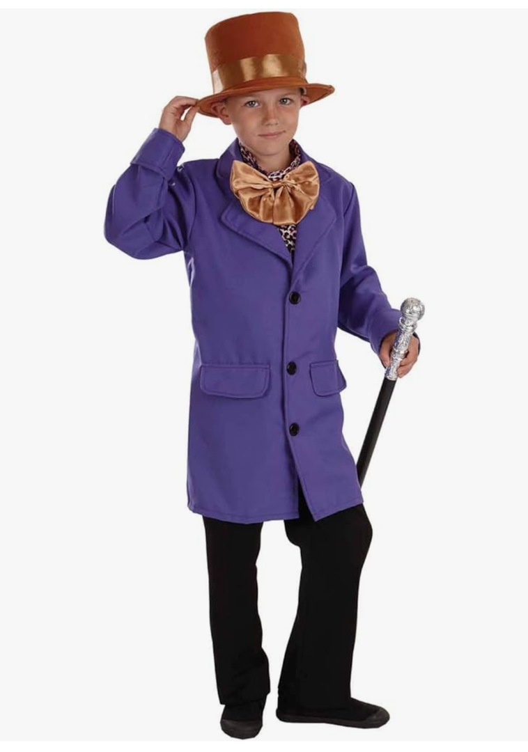 fun shack Kids Chocolate Factory Costume Kids, Kids Chocolate Worker Costume, Boys Book Character Costume for Kids, Medium