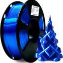 GIANTARM 3D Printer Filament, Silk Blue, 1Kg(2.2lbs) Spool, 1.75mm Dimension Accuracy +/- 0.03mm, 3D Printing Filament