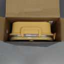 Kabbas Stainless Steel Bento Box Kids & Adults - 25 Oz Metal Lunch Box with 3 Compartments, Premium 304 Stainless Steel Lunch Box for Kids, Dishwasher Safe, Suitable for School, Office, Outside (Yellow)