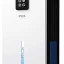 Dehumidifier, Dehumidifiers for Home, 98 OZ Water Tank, (1000 sq.ft) Quiet Dehumidifier for Basement Bedroom Bathroom with Humidity Display, Auto Shut Off, Relaxing 7 Color Ambient Light(White)