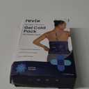 REVIX Ice Pack for Injuries Reusable Gel for Lower Back, Cold Packs for Back Shoulder, Elbow, Hip, Leg, Wrap Around Entire Knee, Soft Cold Compress, 16 9" Navy