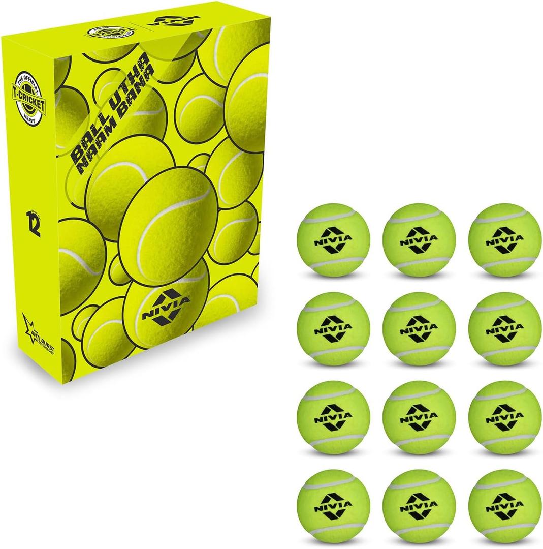 Cricket Tennis Balls (Pack of 12)