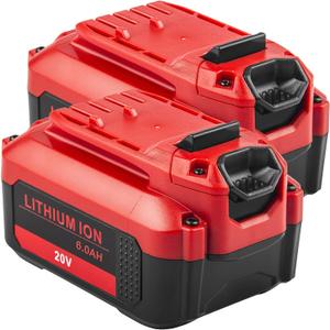 CMCB205 20V 6000mAh Battery Replacement for Craftsman 20V Battery CMCB204 CMCB202 CMCB201 CMCS500B CMCD700C1 Cordless Tool (Only for Craftsman 20V Max V20 Series) (2 Packs)