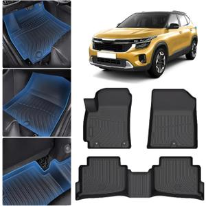 Sunsdrew Floor Mats for 2021-2026 Kia Seltos Accessories (Not for 2027)