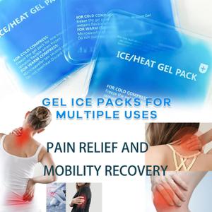 Gel Ice Packs, Cold Ice Packs for Injuries, Cold Pack Reusable Hot and Cold Pack for Injuries, Pain Relief, Wisdom Teeth, First Aid, Neck, Head, Arms, Legs (Blue(Large 2count)) Gel Ice Packs, Cold Ice Packs for Injuries, Cold Pack Reusable Hot and Cold Pack for Injuries, Pain Relief, Wisdom Teeth, First Aid, Neck, Head, Arms, Legs (Blue(Large 2count))